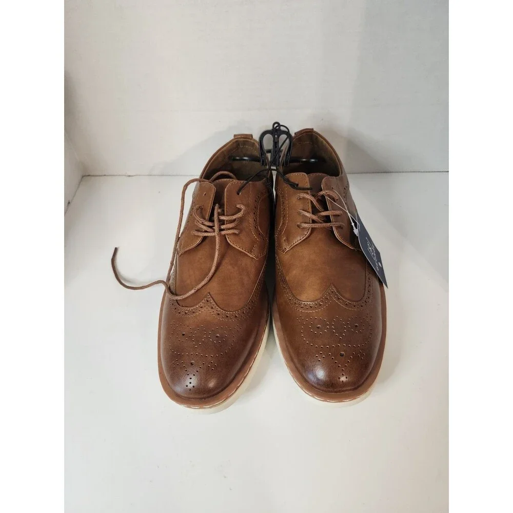 George Shoes Brown Jonaah Oxford Men’s Size 9 Lace Up New